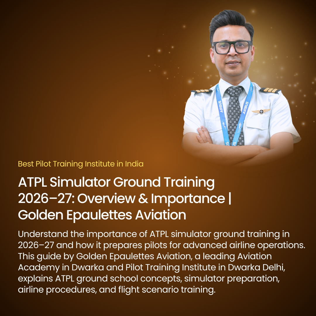 ATPL Simulator Ground Training 2026–27: Overview & Importance | Golden Epaulettes Aviation